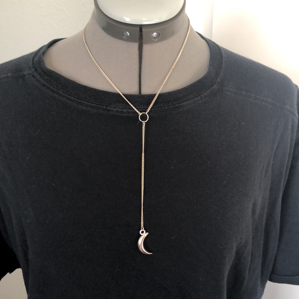 Half Moon Drop Necklace